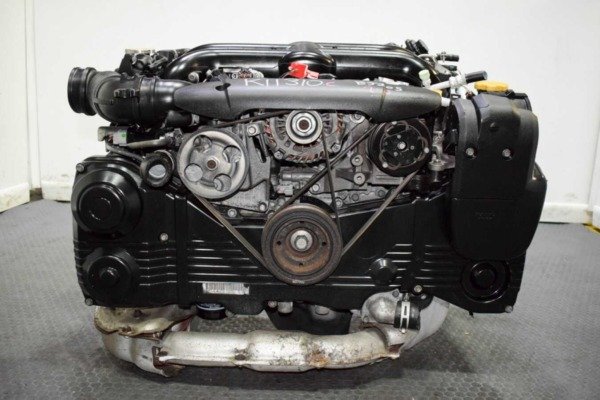 Compression Tested Low Mileage EJ205 Engine Replacement With Single AVCS and Single Scroll Turbo to fit your 08 to 14 Subaru WRX for sale.