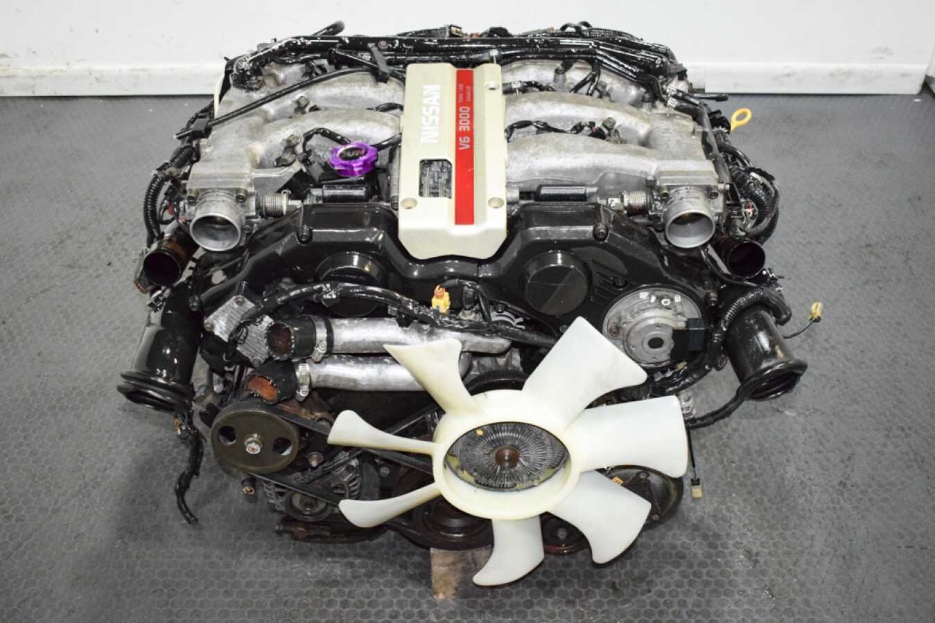 Low Mileage and Clean JDM Nissan 300ZX 91-96 Z32 VG30DETT replacement motor for sale.