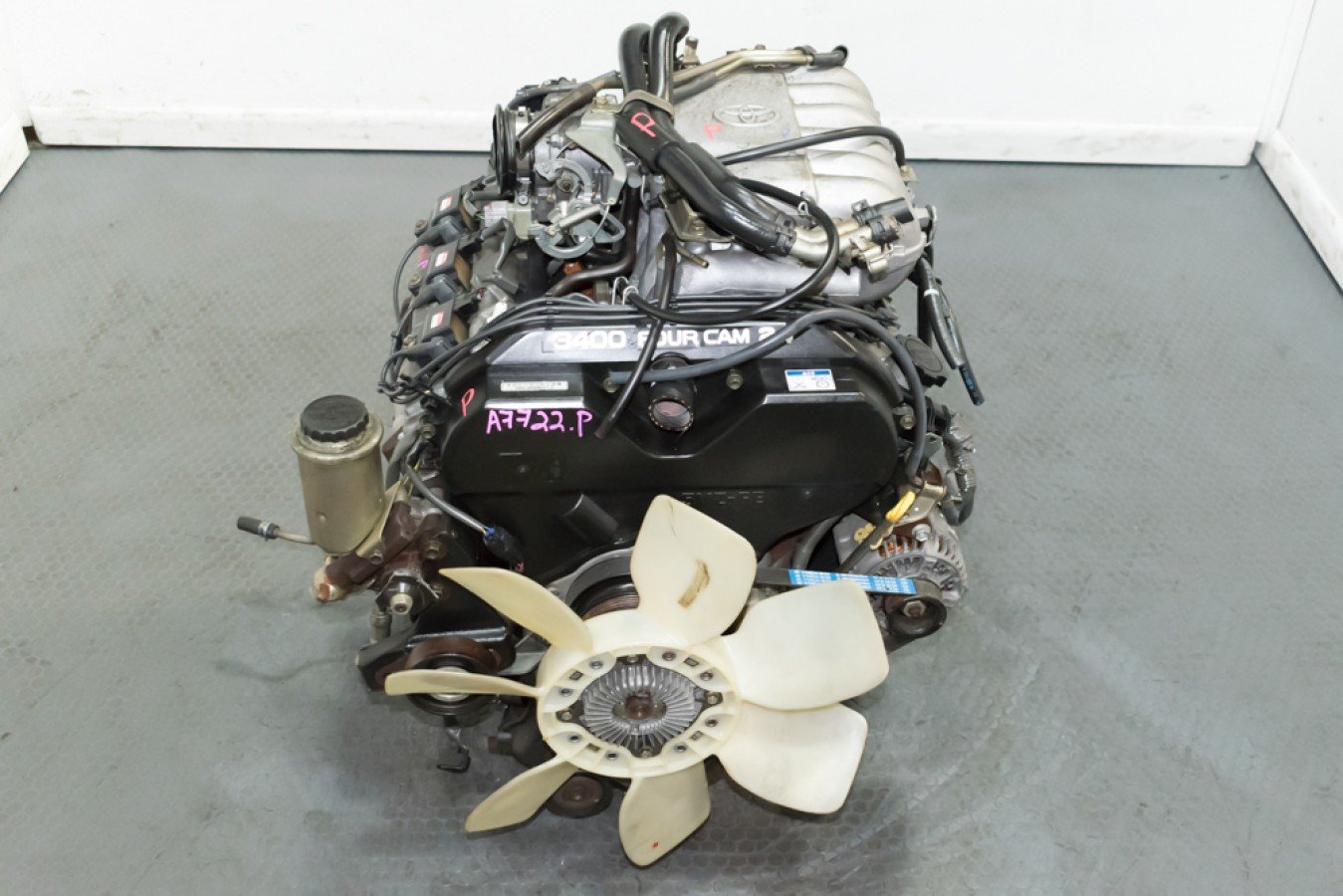 Clean and Low Mileage 1995-2004 Toyota T100 Tacoma and 4Runner 5VZ 3.4L V6 Replacement Motor for Sale.
