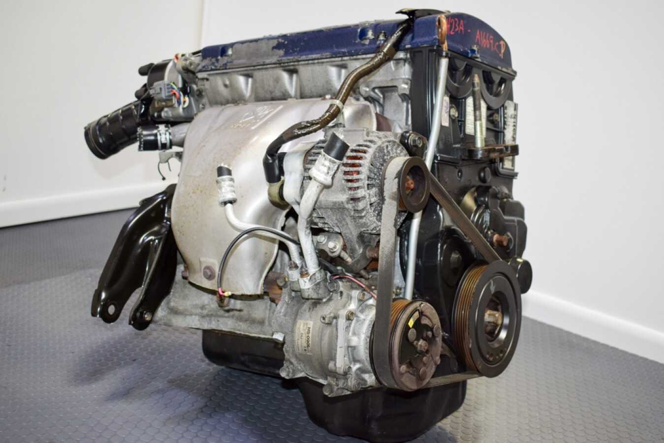 97 98 99 2000 2001 Honda Accord and Prelude H23A Blue Top DOHC Vtec 2.3L Replacement Engine for Sale. - Image 7