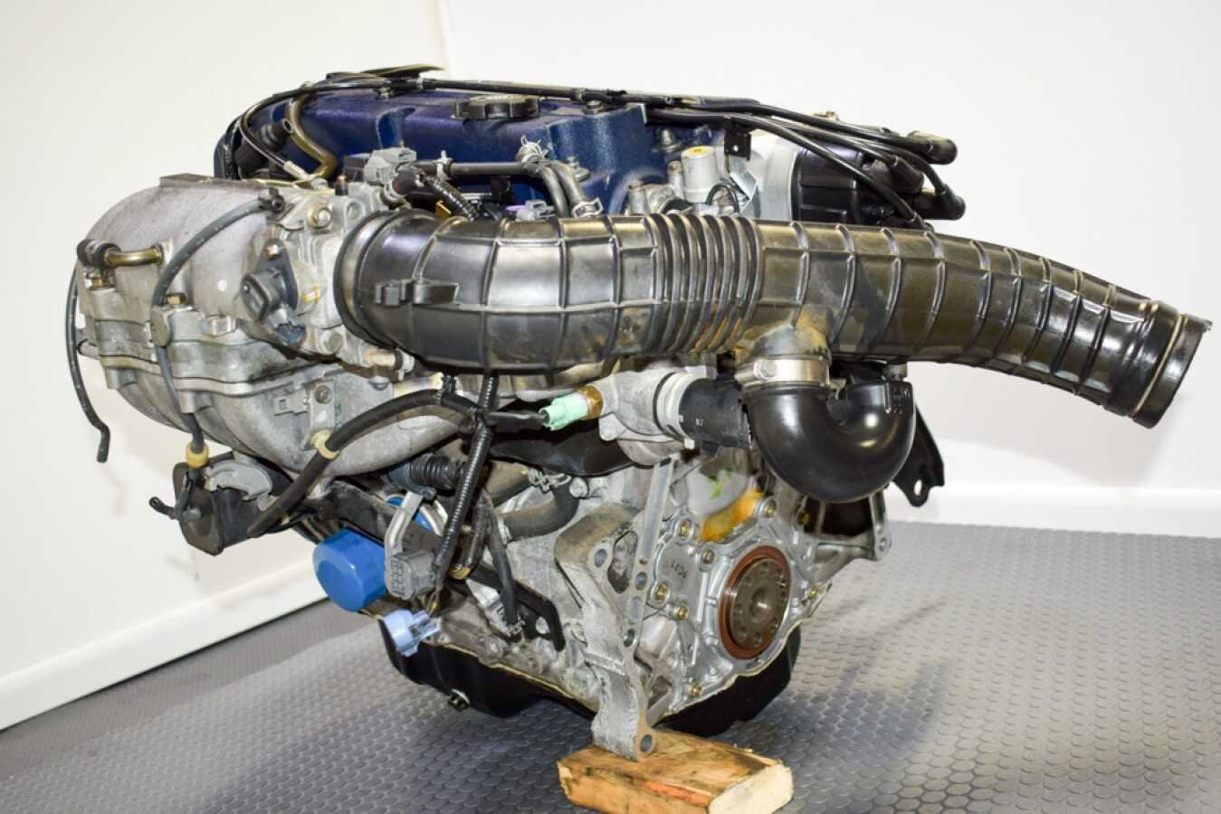 97 98 99 2000 2001 Honda Accord and Prelude H23A Blue Top DOHC Vtec 2.3L Replacement Engine for Sale. - Image 2