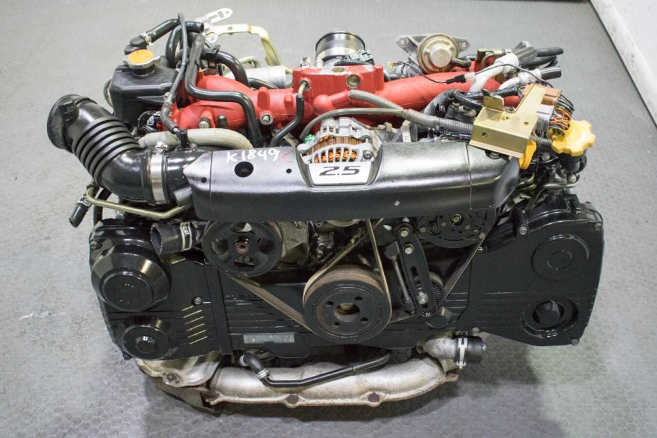 JDM Subaru Forester STI EJ255 Engine with VF41 Turbo for 2004 2005 2006 2007 WRX STI Fitment, See Compression Test Video. - Image 5