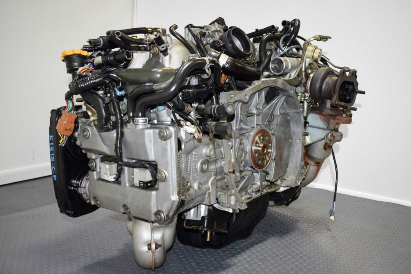 JDM 2.0L EJ205 DOHC 2002-2005 Cable Throttle TD04 Turbocharged & TGV Engine for Sale - Image 4