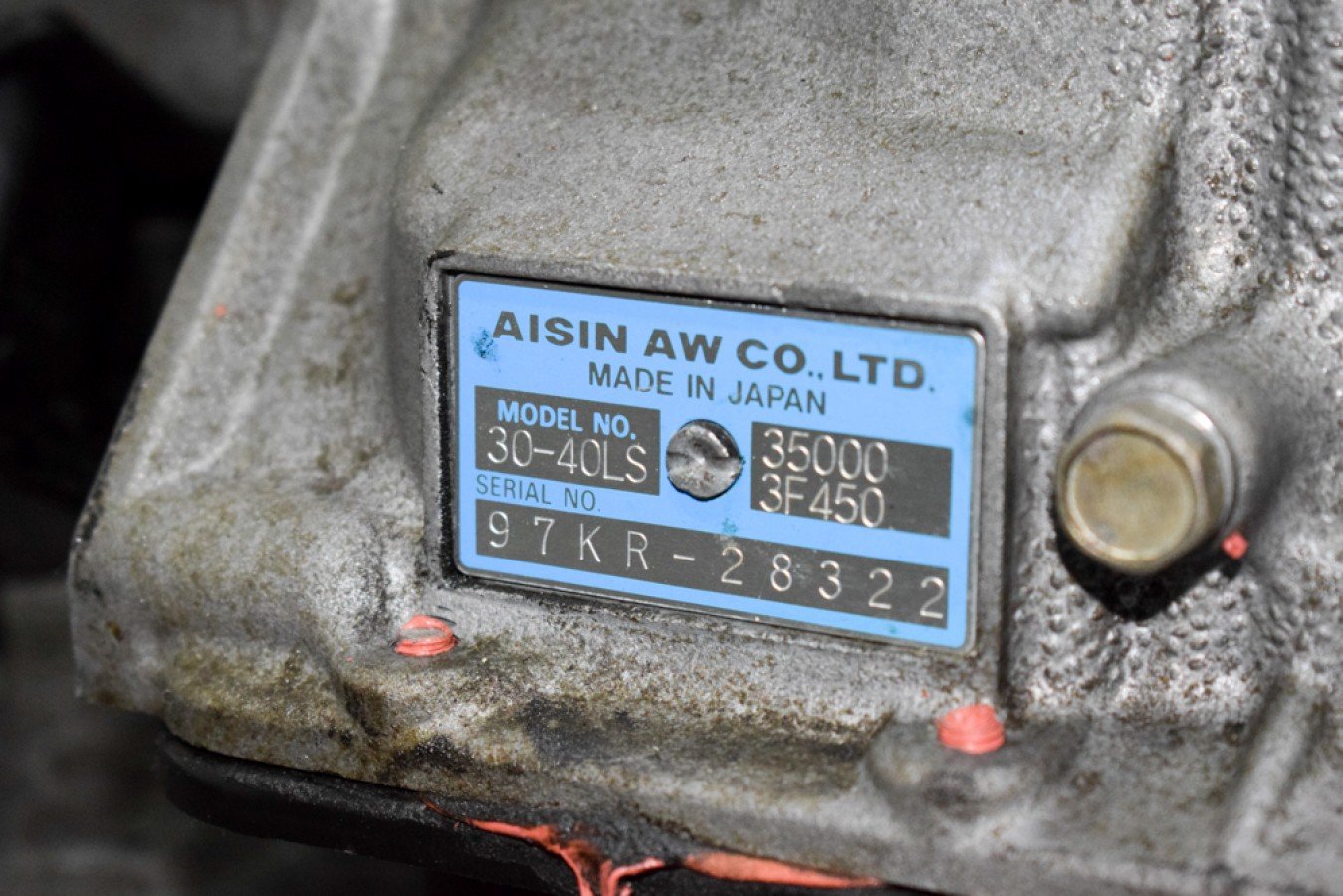 35000 3F450 Clean and Low Mileage 98-02 Toyota Supra/Aristo RWD 2JZ-GTE 30-40LS Automatic transmission for sale. - Image 4