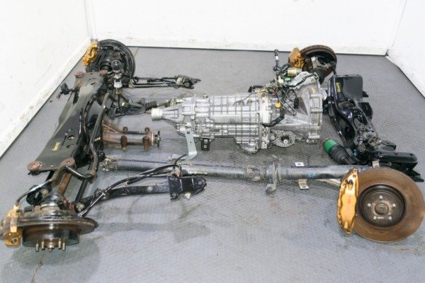 JDM Subaru WRX STI Version 7 6MT STI TY856WB1CA Non DCCD Transmission with Brembo Calipers, R180 Diff, 5×100 Hubs Package | Ref: 6MT112