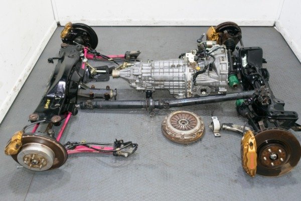 JDM Subaru WRX STI Version 7 6MT STI TY856WB1CA Non DCCD Transmission with Front LSD, Brembo Calipers, R180 Diff, 5×100 Hubs Package