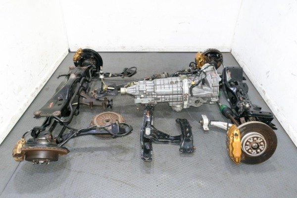 JDM Subaru WRX STI Version 7 6MT STI TY856WB1CA Non DCCD Transmission Prodrive Style with Brembo Calipers, R180 Diff, 5×100 Hubs Package