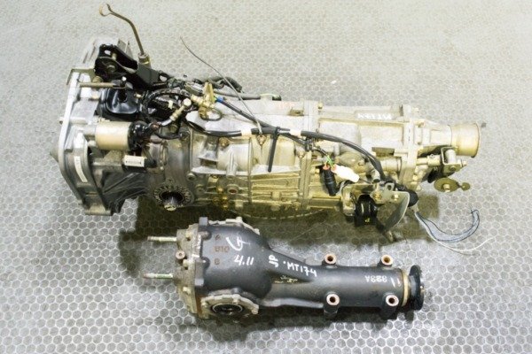 98-05 Subaru Impreza WRX 5MT AWD Pull Type TY754VBBBA Transmission and R160 Diff 4.11 Final Drive