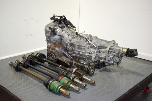 2008-2014 Subaru WRX 5 Speed 5MT TY758VDZAA Manual and Push Type Transmission with Axles For Sale.