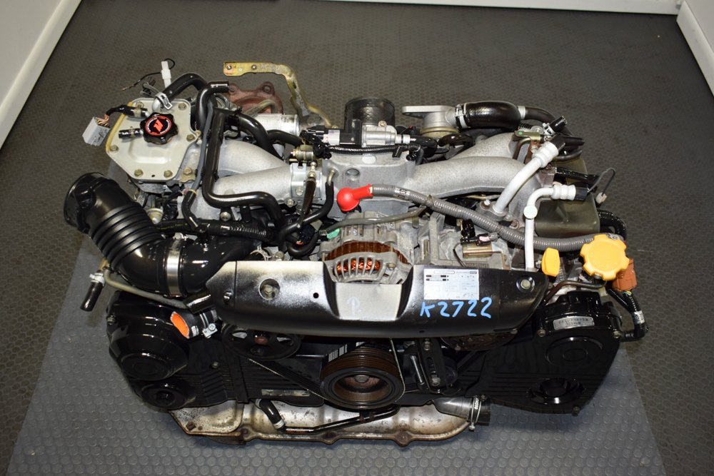 2002-2005 Subaru Impreza WRX EJ205 2.0 Liter Turbo Motor with TGV delete Intake. - Image 2