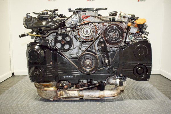 02 03 04 05 Subaru Impreza WRX EJ205 2.0 Liter Turbo Motor with TGV delete Intake for Sale.