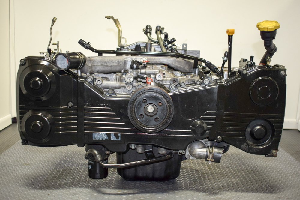 2002-2005 Subaru WRX 2.0 Liter Quad CAM EJ20 Turbo Long Block For Sale.