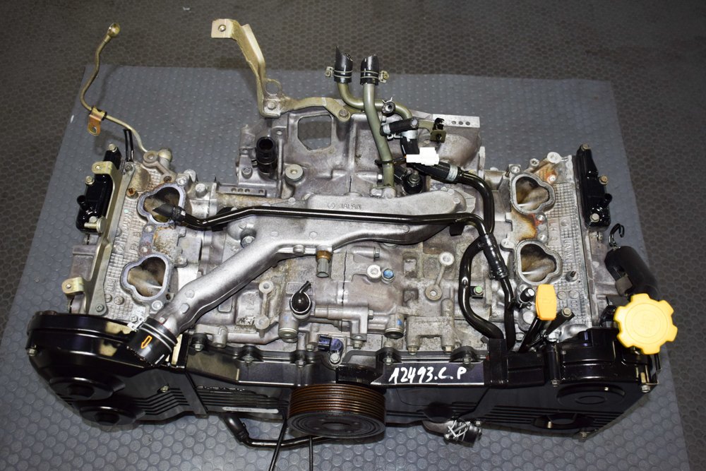 2002-2005 Subaru WRX 2.0 Liter Quad CAM EJ206 Turbo Long Block Application For Sale. - Image 2