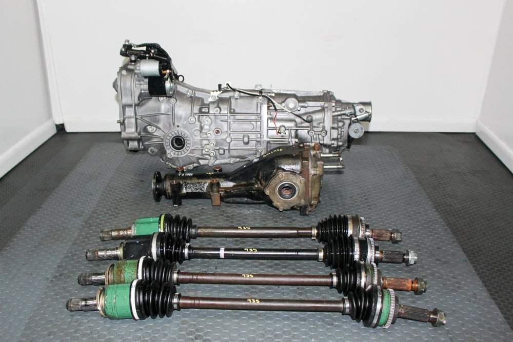 JDM Subaru WRX 5MT TY758V25AA 4.44 Diff Axles 2008–2014 AWD - Image 2