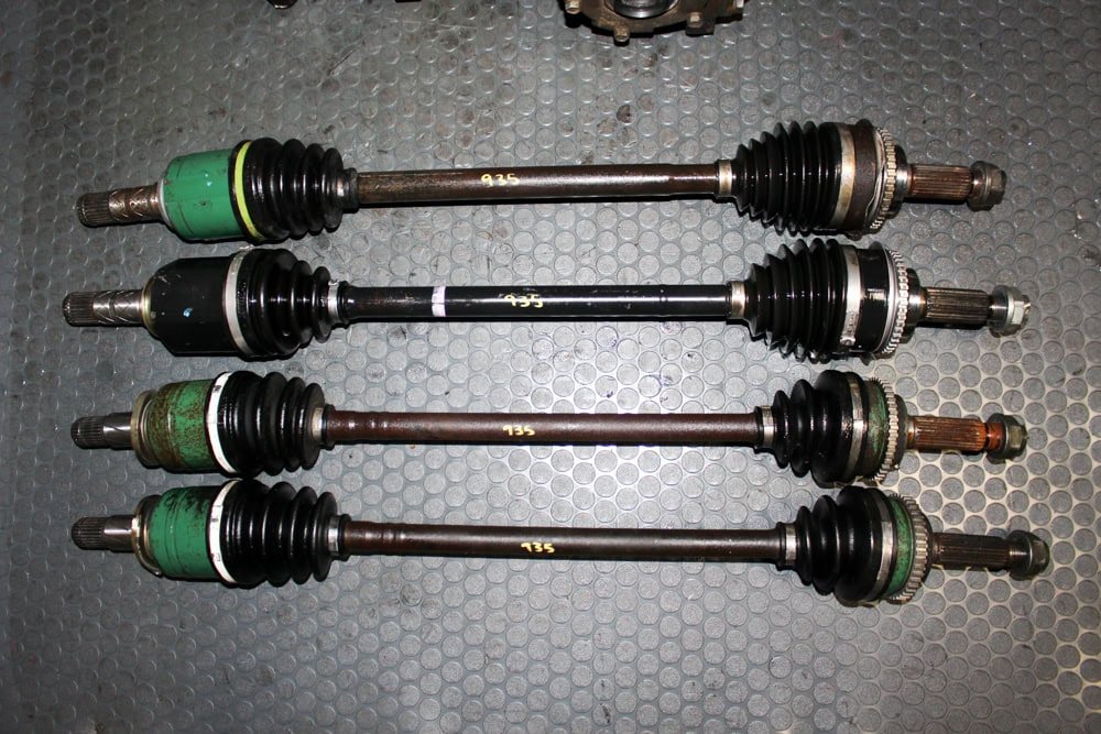 JDM Subaru WRX 5MT TY758V25AA 4.44 Diff Axles 2008–2014 AWD - Image 14